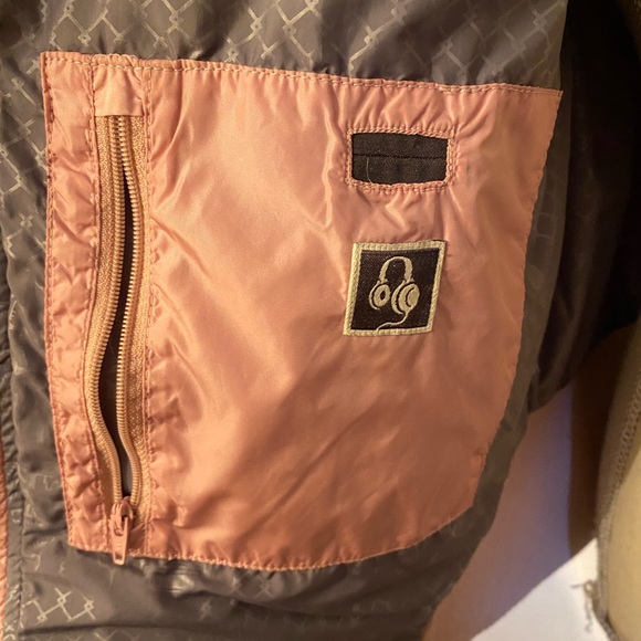 Pink Quilted Puffy North Face Bomber style jacket - Picture 8 of 10